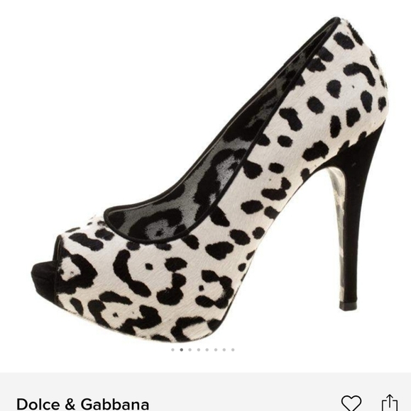 DOLCE & GABBANA Leopard platform heels - Picture 4 of 12